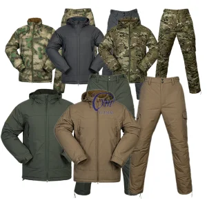 Hiking Winter Warm Waterproof Jacket Pant Outdoor Uniform Tactical Jacket for Men