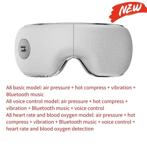 Smart A8 Eye Massager with Voice Control &amp; Health Monitoring
