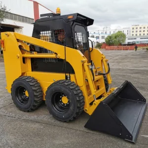 Chinese CE-Certified Small Telehandler: Telescopic Boom Handler with Compact Front End. Suitable for Portable Construction, Farm, Garden, and EPA Regulations