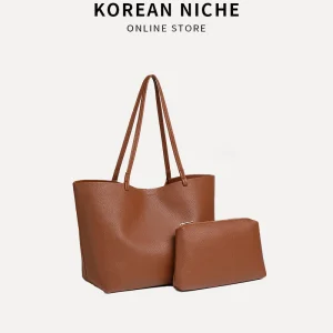 Bolso de hombro espacioso clásico moderno