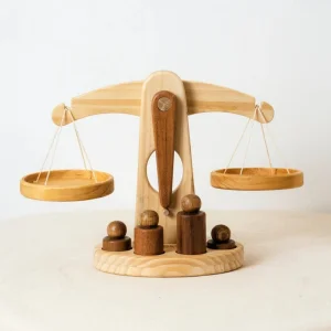 Wooden Montessori Weight Mathematical Balance Balance Toy