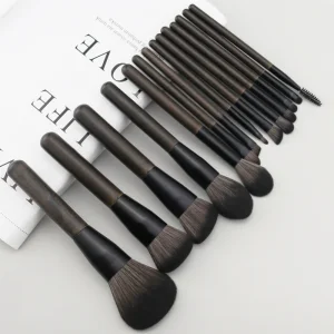 Professional Luxury High Quality Silky Soft Synthetic Hair Fan Brush