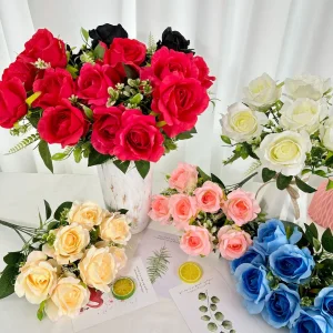 Silk Rose Arrangement