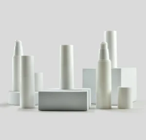 Somewang Custom Printing Travel Size 15ml 20ml 30ml 40ml 50ml PP Plastic Airless Pump Bottle with Cover Cosmetic Lotion Bottle