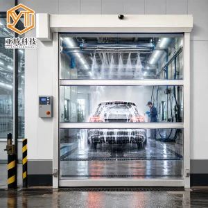 Automatic Waterproof Carwash High Speed Door