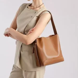 New Fashionable Bucket Bag New Versatile Large Capacity Single Shoulder Tote Bag All Seasons Crossbody Bag