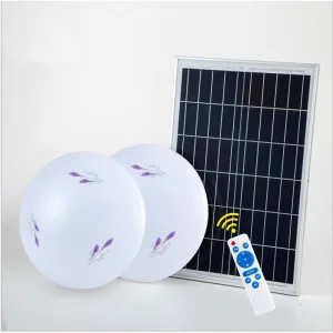 Solar Powered LED Motion Sensor Ceiling Lamp