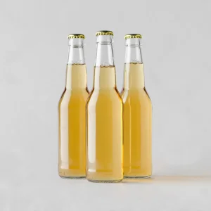 330ml 650ml Transparent Beer Glass Bottle Lightweight Bottle