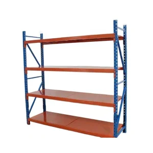 Adjustable 100KG-800KG Loading Capacity 4 Tier Light Duty Steel Warehouse Rack Shelving with Corrosion Protection