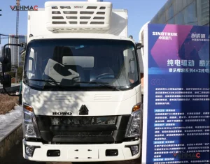 4X2 Sinotruk HOWO Zero Emission Electric Refrigerated Cold Chain Delivery Cargo Van Box Freezer Truck
