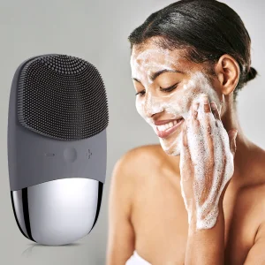 Mini Portable Waterproof Sonic Face Cleansing Brush