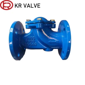 Custom Ball check valve flange connection EPDM ball non return valve
