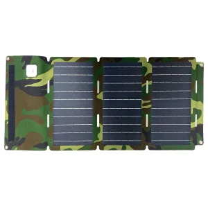 Mini Solar Panel Solar Charger 30W Portable Folding Solar Panel Blanket with 3 USB Interface