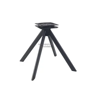 Durable Dining Chair Parts Iron Heavy Duty Legs Swivel Plate