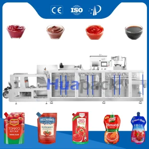 Horizontal Edible Oil Flour Powder Spout Doypack Packing Machine