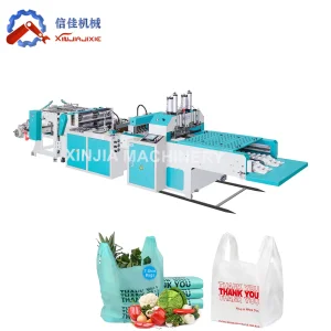 T-shirt bag machine