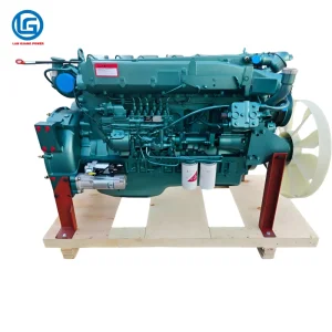 Sinotruk HOWO Wd615.47 Turboalimentado Intercooler 2200 Rpm 371HP Motor Diesel