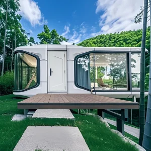 Modular Space Capsule House for Quick-Deployment Business