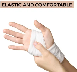 Gauze Rolls Pack of 24 – Premium Quality Lint and Latex-Free 4 Inches X 4.1 Yards Conforming Stretch Bandages