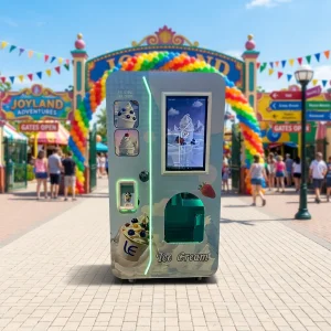 Fully Automatic Ice Cream Vending Machine CE RoHS Certificate