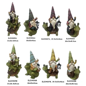 Gnome Riding Frog