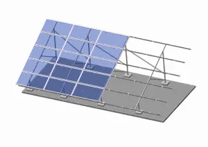 Steel Solar Panel Installation Bracket PV Ground Mounting Ground Solar Panel Bracket Support Structure
