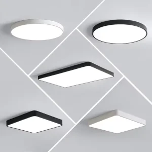 IP45 3000k 4000k 6500k Modern ultra Thin Led Ceiling Panel Light Ceiling Decorative Recessed Indoor Lighting Lamp for Home