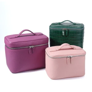 Leather Makeup Bag