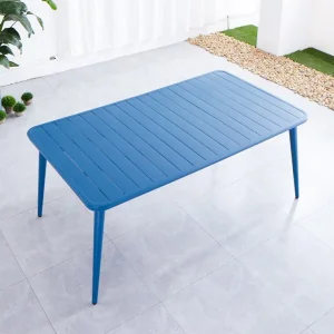 Aluminum Outdoor Dining Table for Garden Restaurant Cafe Courtyard