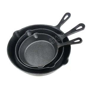 Pre-Seasoned Cast Iron Frying Pans Set