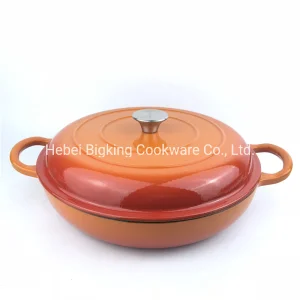Enameled Cast Iron Round Casserole French Dutch Oven