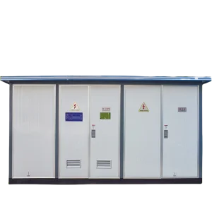 Outdoor Prefabricated Box-Type Substation Compact Power Distribution 630-2500KVA 10kV 35kV High Ring Main Unit Cabinet