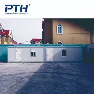 Prefabricated Flatpack 20 FT Sandwich Panel Site Office Container Construction Site Container Mobile Office