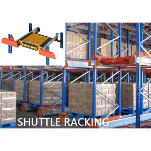 High-Density Shuttle Rack System Asrs 4 Way Shuttle Racking