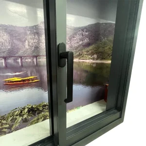 Modern Aluminum/Aluminium Folding Awning Sliding Casement Window with Double Glass and Energy Efficient