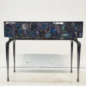 Natural Agate Inlay Table