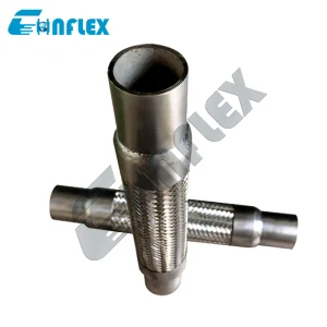 Premium Welded Metal Braided Pipe Connector for Industrial Use