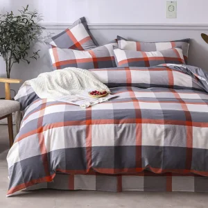 Cottage Cotton Fabric Bed Sheet Cheap Price Fashion Style Breathable Stripe
