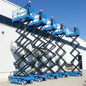 500kg 6m 8m 10m 14m Scissor Lift Full Electric Work Platform Self Propelled Scissor Lift Mobile Hydraulic Lift Table