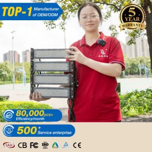 IP65 Waterproof Outdoor 150W 200W 250W 300W 400W 500W 600W 700W 800W 900W 1000W 2000W Stadium Module LED High Mast Flood Light