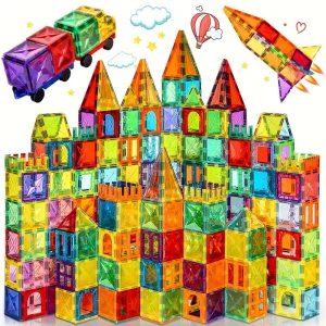 110 PCS 3D Magnetic Building Blocks