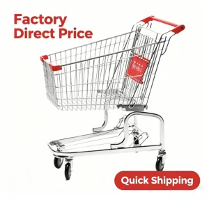Metal Shopping Cart Supermarket Shelving