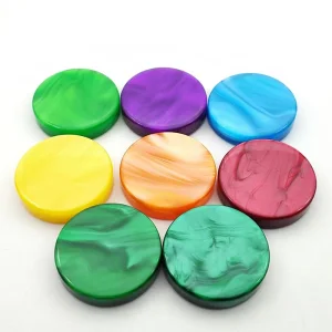 Classic Marbled Board Game Backgammon Checker Chips Chess Pieces