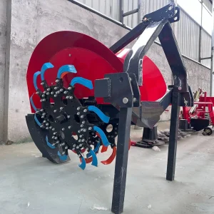 Ditch Digger Tractor Rear Farm Trencher Ditching Machine