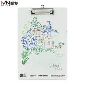 Natural Wood Texture Specifically Designed for Office Use Plate Clamp