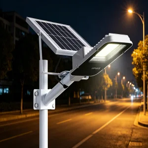 High Power Factory Price IP65 Waterproof Sunlight LED Solar Street Light Aluminum Body Solar Street Light for Garden Road