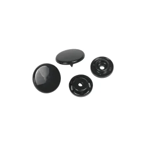 Black T3/T5/T8 Plastic Snap Buttons Kit for Versatile Usage