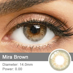 Colored Brown Lenses Manufacturer Price Beauty Tone Makeup Without Prescription Eye Color Contacts for Dark Eyes