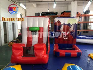 High-Quality Inflatable Games Bull Ring Toss Basketball Shoot