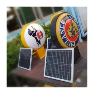 Placa de Publicidade em LED Solar de Alta Qualidade e Ecológica para Exterior